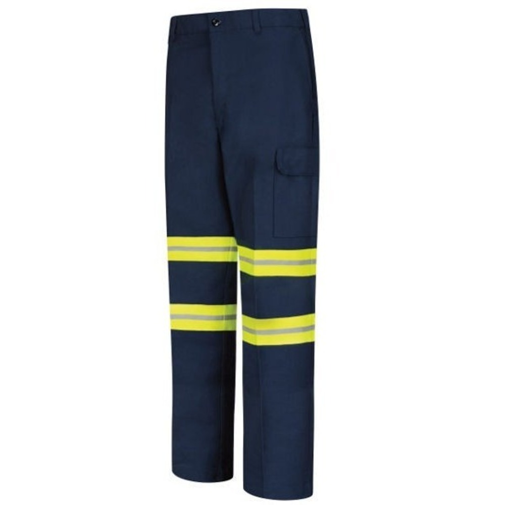 Red Kap PT88EN Enhanced Visibility Industrial Cargo Pants - Navy - 36Wx30L